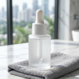 Imported Frosted Bottle With White Dropper - 30ML
