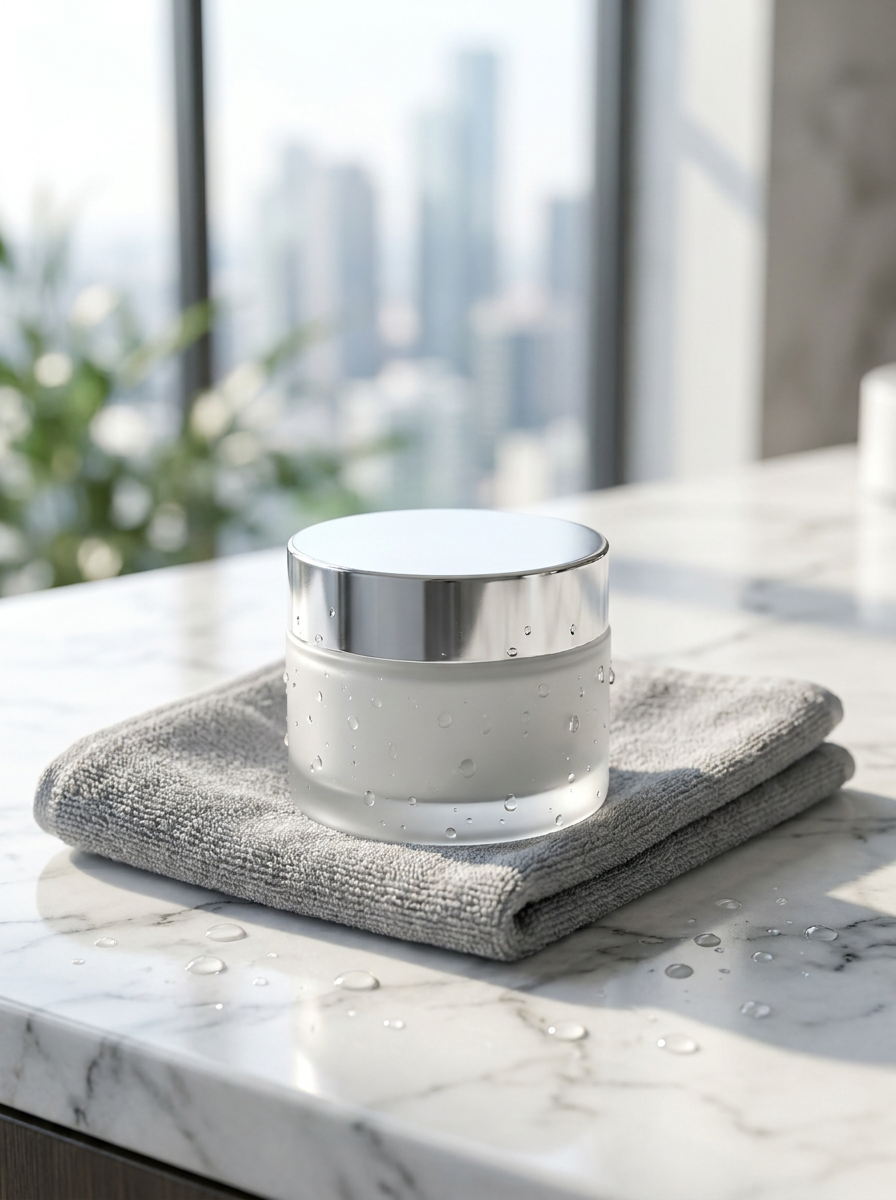 Silver Frosted Jar - 50ML