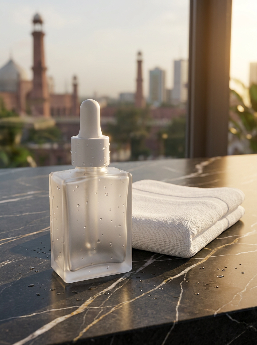 Square Frosted Serum Bottle - 30ML