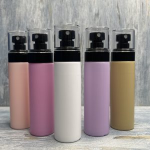 Umbrella Spray Pump Black with 100ml colored bottles