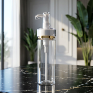 Transparent Bottle With Acrylic Pump - 120ML