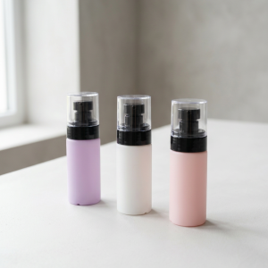 Umbrella Lotion Pump Black With - 50ML Colored Bottles