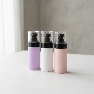 Umbrella Spray Pump Black With - 50Ml Colored Bottles