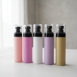 Umbrella Spray Pump Black With - 100ML Colored Bottles