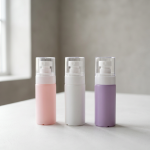 Umbrella Spray Pump White With - 50ML Colored Bottles