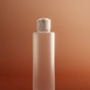 Frosted Bottle With Turret Cap - 150ML White