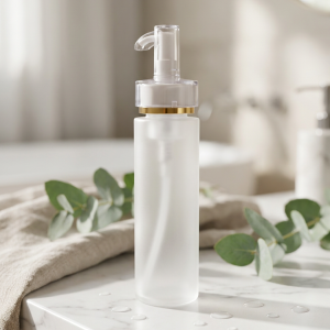 Frosted Bottle with acrylic pump - 150ml