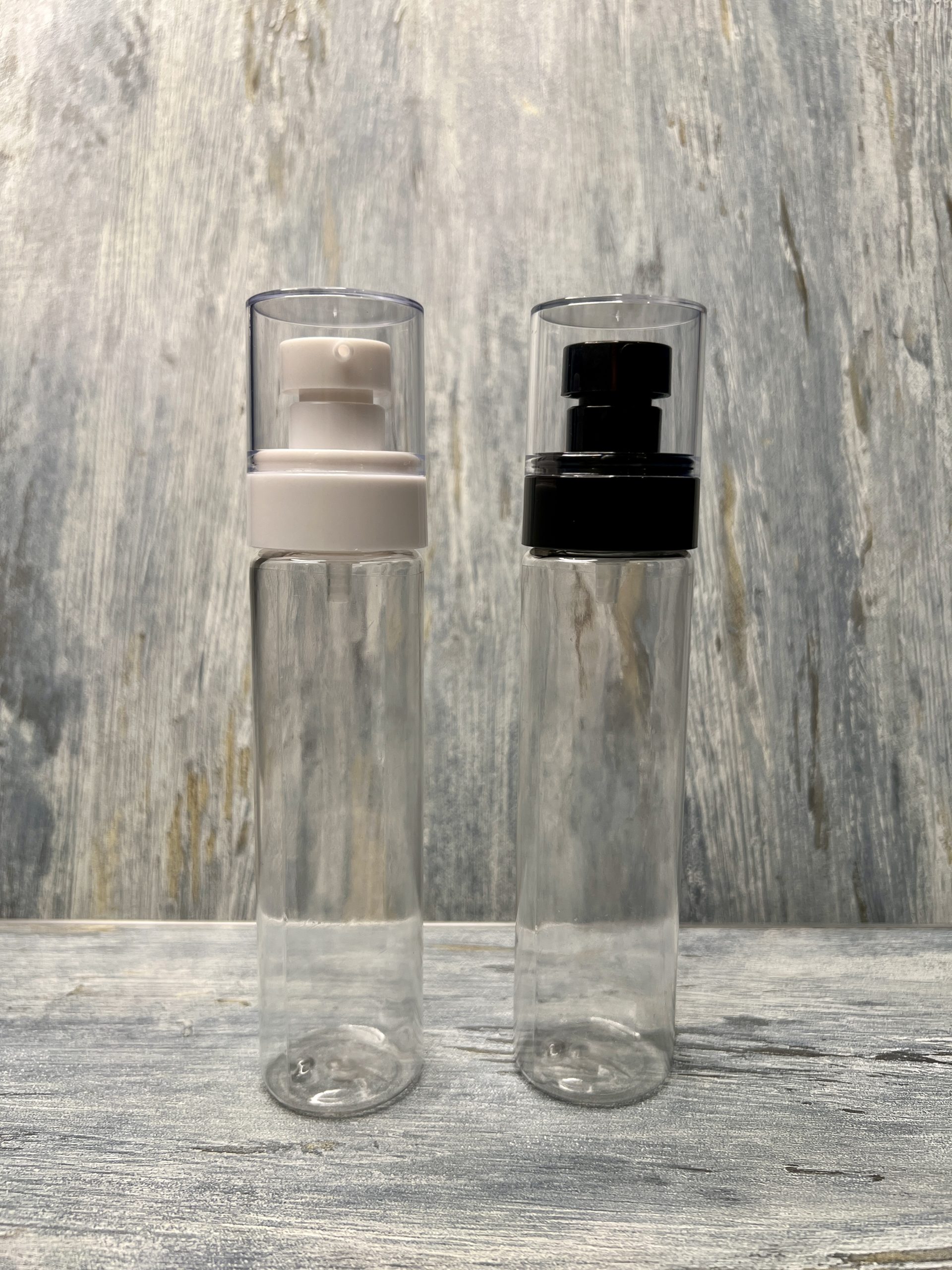 Umbrella Lotion Pump With - 100ML Transparent Bottles