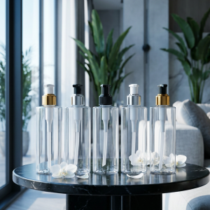 Transparent Bottle With Imported Pump - 200ML