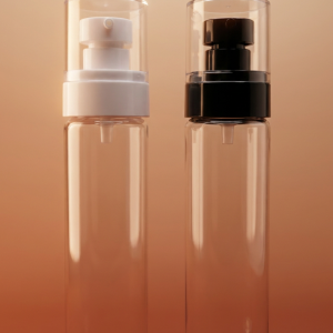 Umbrella Lotion Pump With - 100ML Transparent Bottles