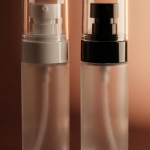 Umbrella Lotion Pump With - 50ML Frosted Bottles